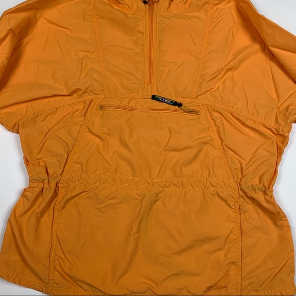 Vintage 90s L.L.Bean  1/3 Zip Windbreaker Jacket - Picture 2 of 4
